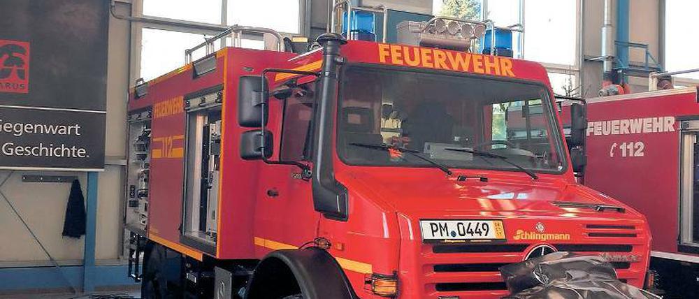 Geländegängig. Das neue Löschfahrzeug für Ferch.