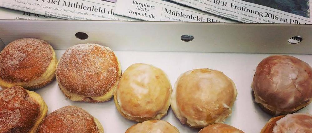 Auch in der PNN-Redaktion gab es Pfannkuchen.