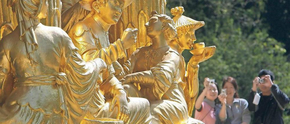 Publikumsmagnet. Potsdams Attraktionen wie die Schlösser und Gärten im Welterbe – hier das Chinesische Teehaus im Park Sanssouci – haben im vergangenen Jahr erneut mehr Touristen angezogen. Hotels und Pensionen waren besser ausgelastet.