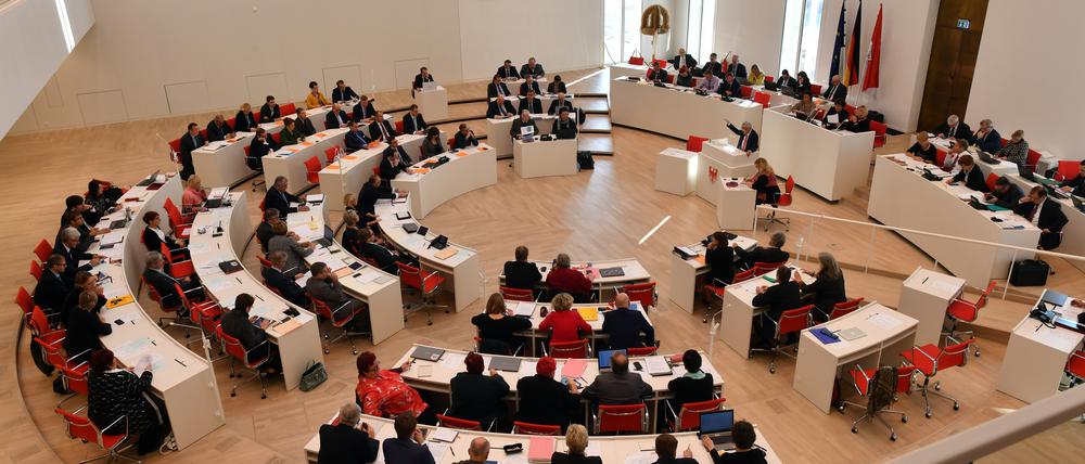 Der Landtag Brandenburg.