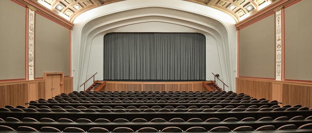 Der große Saal im Filmtheater Weltspiegel in Cottbus.