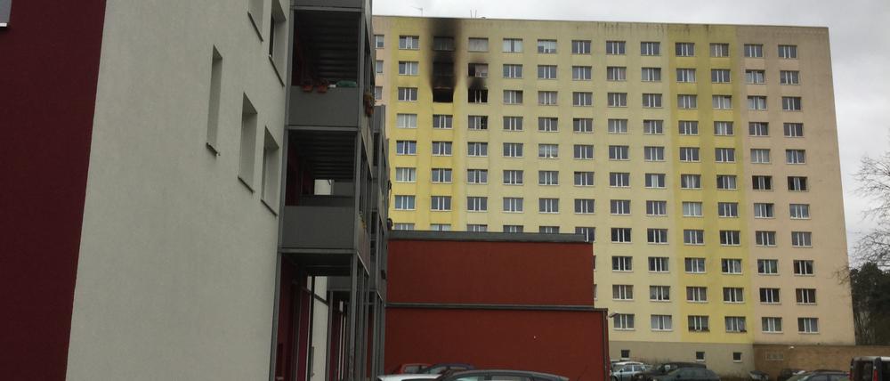 In der Saarmunder Straße brannte ein Elfgeschosser.