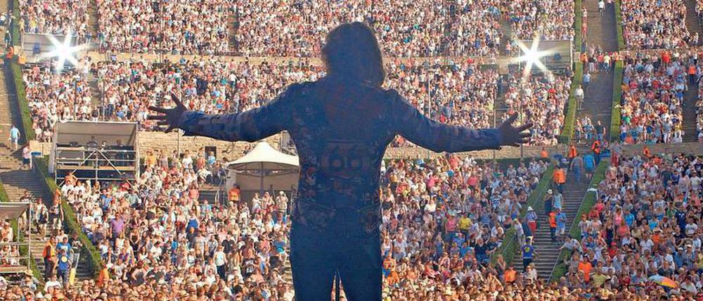 Vor vollen Rängen: Jürgen Drews in der Waldbühne.