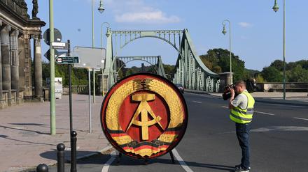 Drehort Glienicker Brücke: Steven Spielberg drehte hier 2014 "Bridge of Spies".