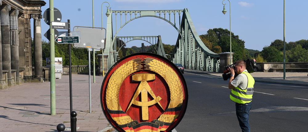 Drehort Glienicker Brücke: Steven Spielberg drehte hier 2014 "Bridge of Spies".