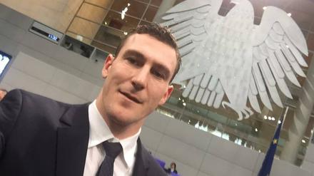 Auf politischem Parkett. Sebastian Brendel war am Sonntag Teil der Bundesversammlung und durfte über den neuen Bundespräsidenten abstimmen.