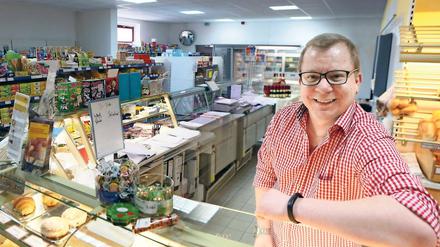 Bloß keine Fertiggerichte. In Andreas Ulrichs DORV-Laden sind eher Babynahrung, regionales Gemüse und Obst in den Regalen zu finden.
