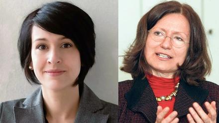 Noosha Aubel (l.) soll die Nachfolgerin von Iris Jana Magdowski werden.