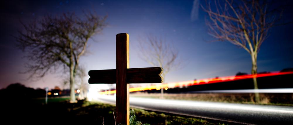 Die Zahl der Verkehrstoten in Brandenburg sind seit 1991 zurückgegangen.
