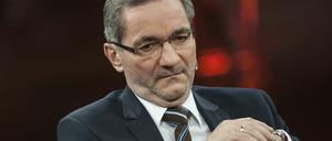 Reden. Matthias Platzeck hier 2015 in einer Talkshow - es ging um Russland.