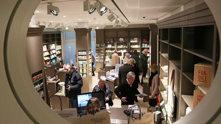 Der Museumsshop im Barberini kommt bei den Besuchern gut an.