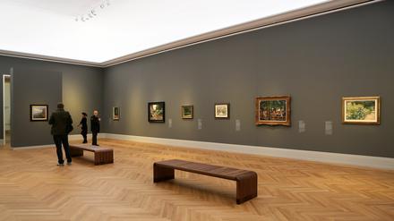 Hinter der barocken Fassade befindet sich ein moderner Museumsbau mit 17 Ausstellungssälen.
