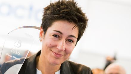 Die ZDF-Fernsehjournalistin Dunja Hayali kommt nach Potsdam.