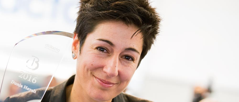 Die ZDF-Fernsehjournalistin Dunja Hayali kommt nach Potsdam.