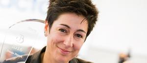 Die ZDF-Fernsehjournalistin Dunja Hayali kommt nach Potsdam.