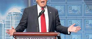Direkt an den Mann. Donald Trump teilt sich am liebsten via Twitter mit. Da kann auch nicht kritisch nachgefragt werden.