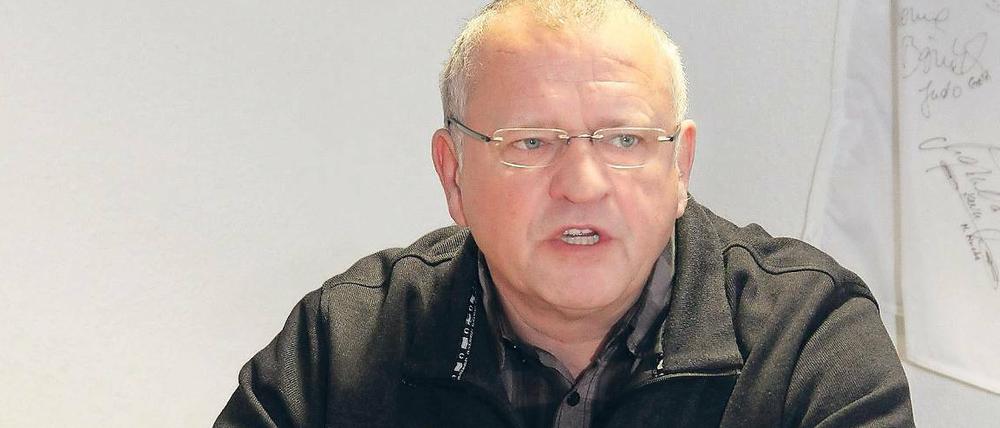 Macher im hiesigen Sport. Andreas Gerlach ist ein hochrangiger Sportfunktionär. Er gehört zum Vorstand des Stadtsportbundes Potsdam und arbeitet hauptamtlich als Vorstandsvorsitzender des Landessportbundes Brandenburg.