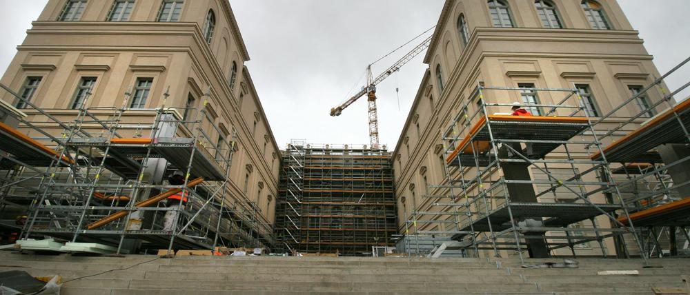 Die Bauarbeiten am Museum Barberini sollen im Frühjahr 2016 abgeschlossen sein. Im Januar 2017 soll das Museum dann öffnen.