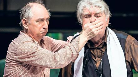 Darsteller-Duo. Heinz Rennhack und Heinz Behrens spielen Schauspieler.