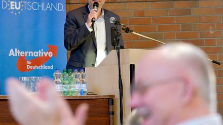 Leif-Erik Holm, Landesvorsitzender und Landtagsfraktionschef der AfD in Mecklenburg-Vorpommern, wird zur Kundgebung in Potsdam erwartet.