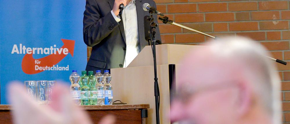 Leif-Erik Holm, Landesvorsitzender und Landtagsfraktionschef der AfD in Mecklenburg-Vorpommern, wird zur Kundgebung in Potsdam erwartet.