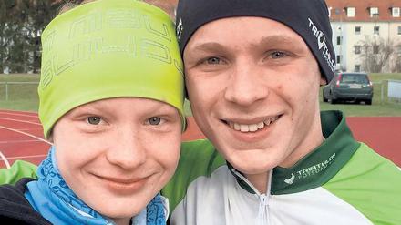 Erfolgreiches Duo im Triathlon. Marie und Moritz Horn gehören zu den besten deutschen Nachwuchstalenten ihrer Zunft. Ihre Wurzeln haben sie in Bayern, an ihrer sportlichen Zukunft feilen sie in Potsdam.