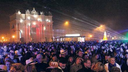 Silvester 2013/14 auf dem Luisenplatz. Eine solche Feier gibt es dieses Jahr nicht.