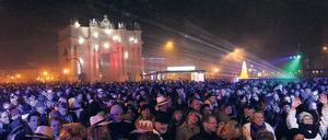 Silvester 2013/14 auf dem Luisenplatz. Eine solche Feier gibt es dieses Jahr nicht.