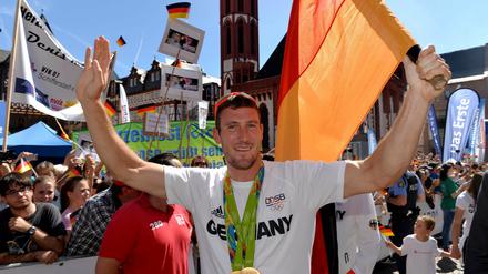 Ein bisschen Enttäuschung. Sebastian Brendel, deutscher Fahnenträger bei der Olympia-Abschlussveranstaltung in Rio, hatte sich einen Podestplatz bei Deutschlands Sportlerwahl erhofft.