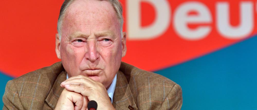 Fraktionschef Alexander Gauland (AfD) will in die PKK gewählt werden.