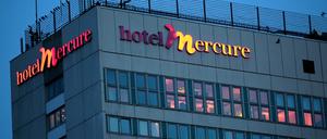Nur für einen Abend wurde eine Bar im 17. Stock des Mercure Hotels aufgebaut.
