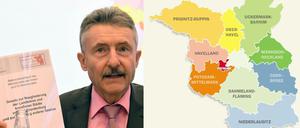 Brandenburgs Innenminister Schröter und seine Pläne für die künftigen Landkreise.