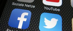 Vereint im Kampf: Facebook, Twitter und YouTube.