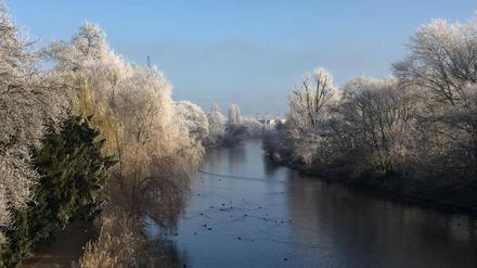 Frostige Temperaturen in Potsdam.