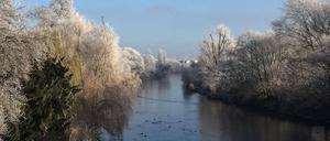 Frostige Temperaturen in Potsdam.