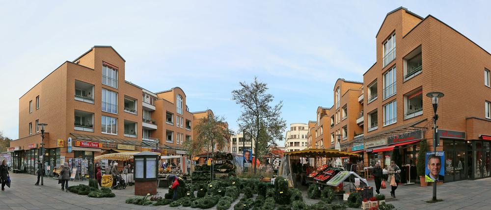 Mehrgeschossigen Wohnungsbau sieht man in Kleinmachnow eher selten.