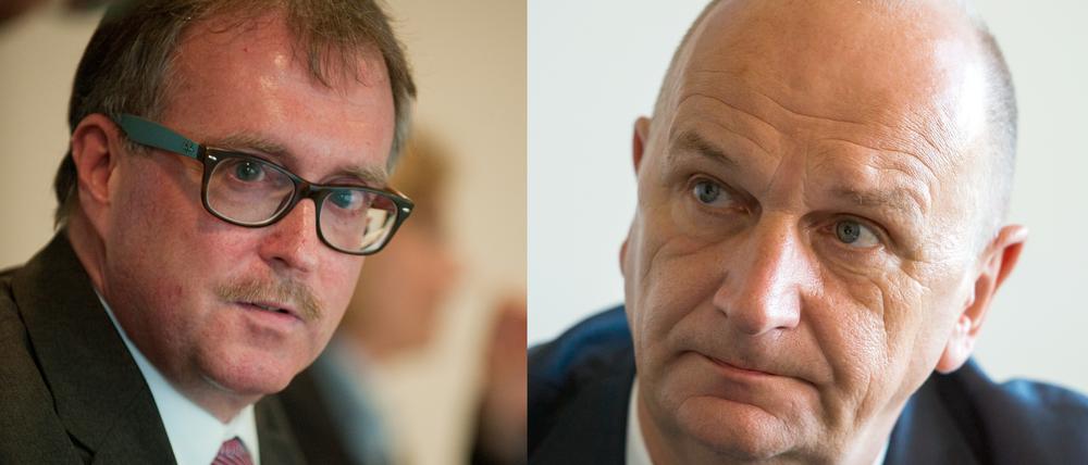 „Ich gehe davon aus, dass Stefan Ludwig diese Angelegenheit kurzfristig regeln wird", sagte Brandenburgs Ministerpräsident Dietmar Woidke (r.).