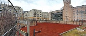 Seit Monaten geht es auf der Baustelle für die Tiefgarage in der Speicherstadt nicht voran.