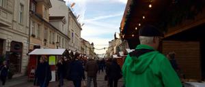 Der Weihnachtsmarkt in Potsdams Innenstadt ist eröffnet.