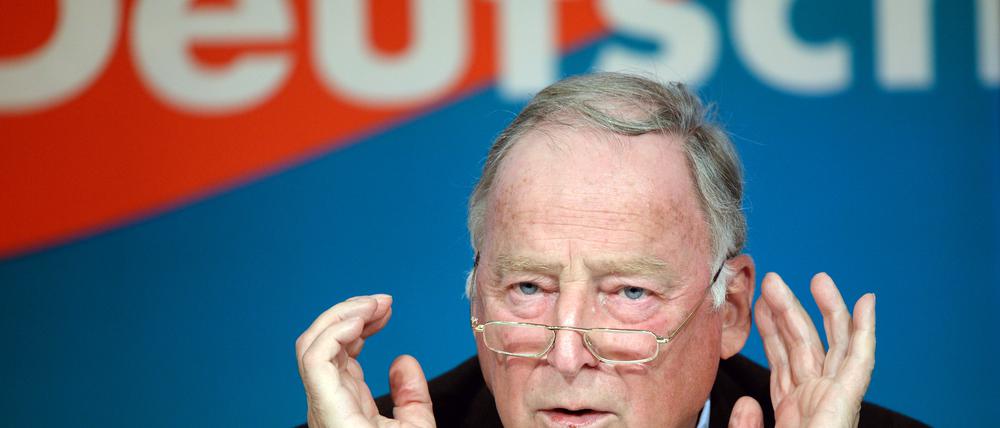 Der brandenburgische AfD-Chef Alexander Gauland will für den Bundestag kandidieren - in Frankfurt (Oder).