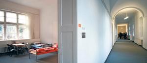 In der Flüchtlingsunterkunft im ehemaligen Landtag auf dem Brauhausberg leben derzeit rund 70 Menschen.