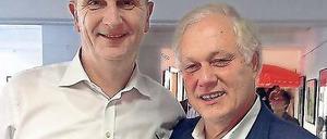 Unzertrennlich. Brandenburgs Regierungschef Woidke (links) mit dem Vattenfall-Aufsichtsrat Freese (beide SPD).