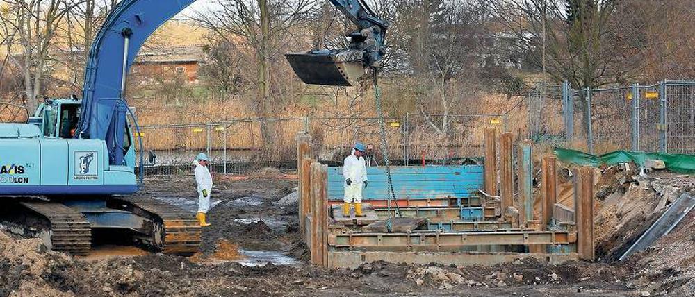 Neu verplant. Die Linke favorisiert die Fläche der geplanten Marina für einen Schwimmbadbau. Der könnte die Kommunen bis zu zehn Millionen Euro kosten.