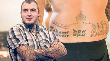 Corpus delicti. Gegen NPD-Funktionär Marcel Zech wird wegen seines Tattoos ermittelt.