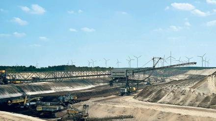 Kohle war gestern. Der Tagebau Cottbus-Nord in Heinersbrück soll geflutet werden, um einen See zu schaffen.