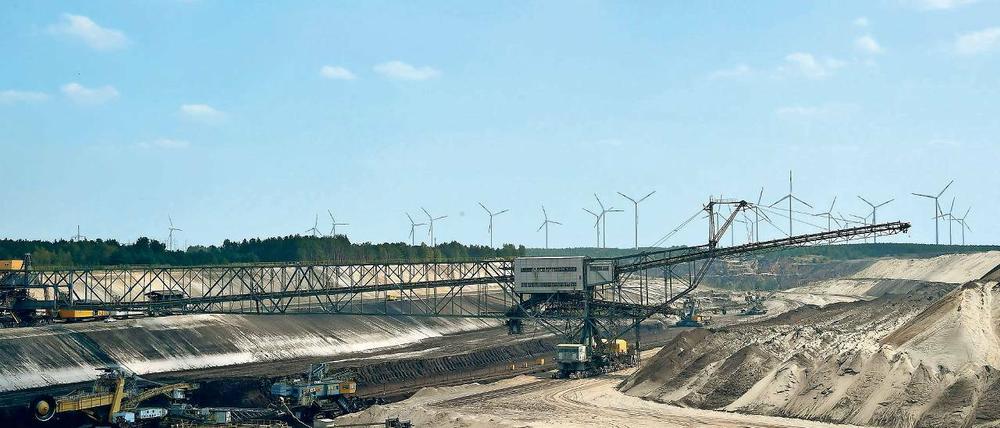 Kohle war gestern. Der Tagebau Cottbus-Nord in Heinersbrück soll geflutet werden, um einen See zu schaffen.