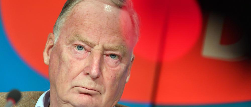 Der Vorsitzende der AfD-Fraktion im, Brandenburger Landtag, Alexander Gauland, will in die Parlamentarische Kontrollkommission gewählt werden.