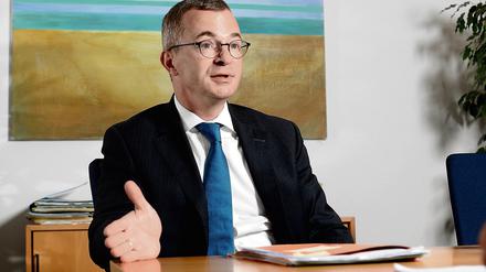 Brandenburgs Wirtschaftsminister Albrecht Gerber (SPD). "Ich habe keine Angst vor Berlinern."