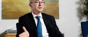 Brandenburgs Wirtschaftsminister Albrecht Gerber (SPD). "Ich habe keine Angst vor Berlinern."