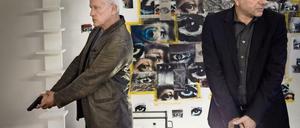Die Kriminalhauptkommissare Ivo Batic (Miroslav Nemec, links) und Franz Leitmayr (Udo Wachtveitl) verfolgen den Mörder aus der "Tatort"-Folge "Die Wahrheit" weiter.